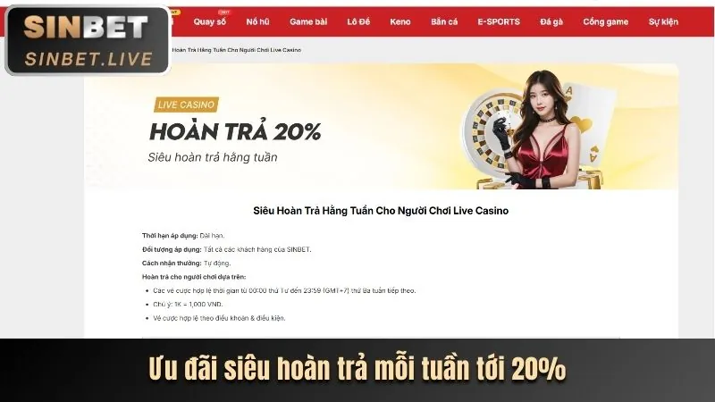 Thưởng nạp tiền hàng ngày UE88
